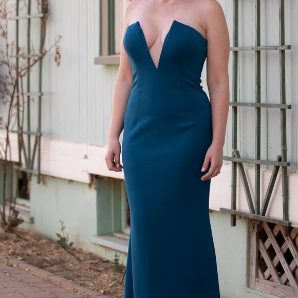 dark teal blue bridesmaid dresses Dark Teal Blue Mermaid Lace Prom Dresses, Teal Blue Lace Mermaid Forma –  jbydress